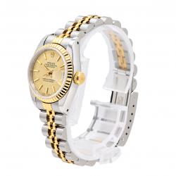 Rolex Datejust 26MM 69173 Two-Tone Linen Dial Watch